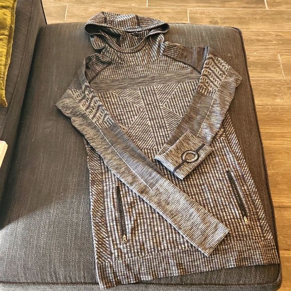Lululemon Grey/Gray Hood with single pocket